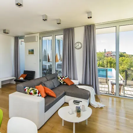 Contemporary With Swimming Pool In Vila Momjan